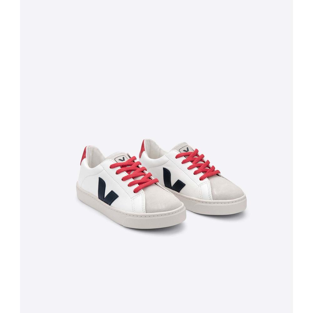 Veja ESPLAR LACES CHROMEFREE Schoenen Kinderen White/Black/Red | BE 732OKI